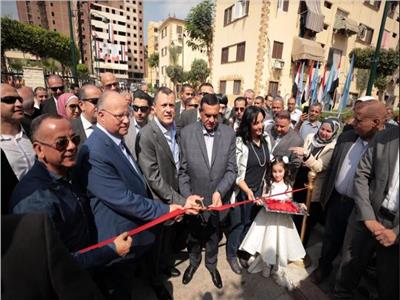 وزير السياحة والآثار خلال  الافتتاح شجرة مريم 