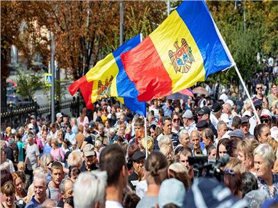 احتجاج مناهض للحكومة في مولدوفا