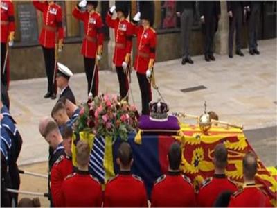 جانب من جنازة الملكة إليزابيث الثانية