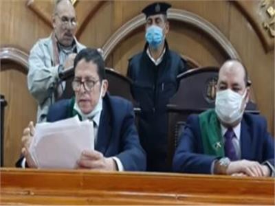  هيئة المحكمة برئاسة المستشار محمد على عبد الرحيم