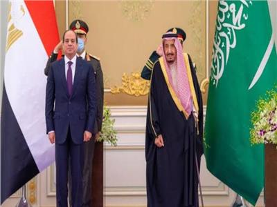 العاهل السعودي الملك سلمان بن عبد العزيز والرئيس المصري عبد الفتاح السيسي