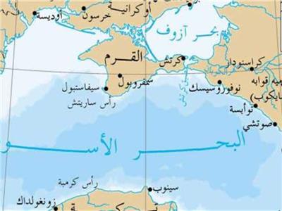 بحر آزوف على الخريطة