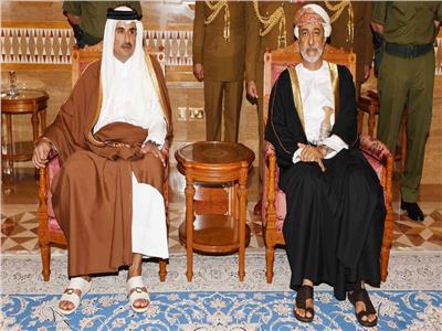 سلطان عمان وأمير قطر