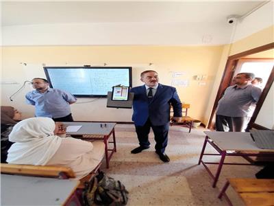  وكيل تعليم الغربية يتابع مدارس قطور 