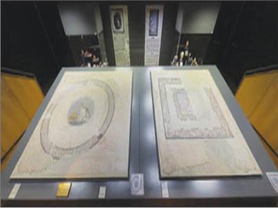 قطعتا الفسيفساء بمتحف الآثار بمكتبة الإسكندرية