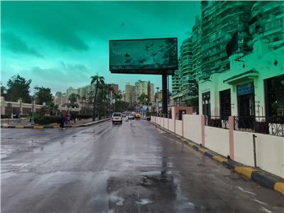 تعرض الإسكندرية لهطول أمطار 