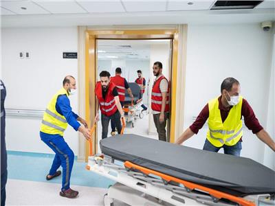 مستشفى شرم الشيخ الدولي تقوم بعمل محاكاة لحادث "افتراضي"