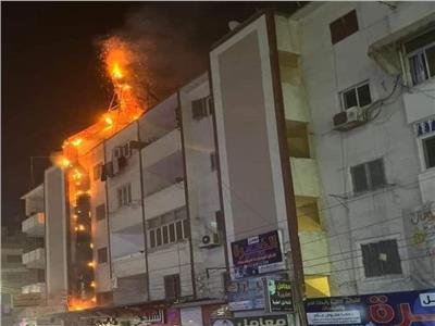 السيطرة على حريق بمطعم أمام المستشفى التعليمي بشبين الكوم
