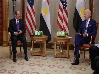 الرئيسين الأمريكي جو بايدن ونظيره المصري عبد الفتاح السيسي