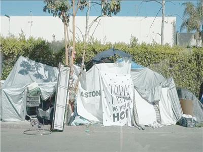 مخيمات المشردين في لوس انجلوس