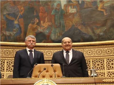 رئيس مجلس الشيوخ يستقبل لاسلو كوفر رئيس الجمعية الوطنية المجرية 