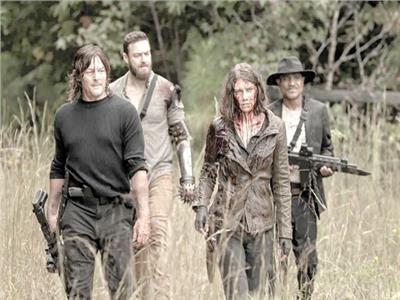 مشهد من مسلسل The Walking Dead