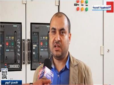 المهندس عبدالله بكري، المدير التنفيذي لفرع الهيئة القومية لمياه الشرب