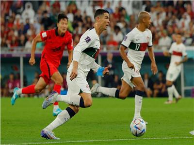 صورة من مباراة البرتغال وكوريا الجنوبية