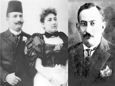 البرنس أحمد سيف الدين - الأمير أحمد فؤاد مع زوجته الأولى الأميرة شويكار