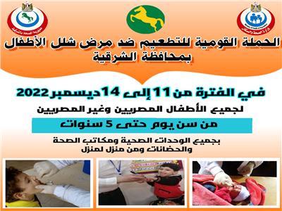 «صحة الشرقية» تتابع استلام وتوزيع مستلزمات حملة التطعيم ضد شلل الأطفال