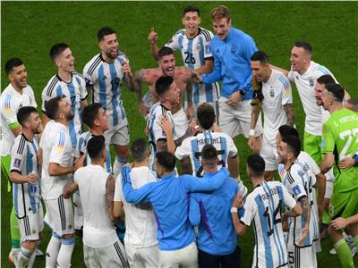 احتفالات منتخب الأرجنتين