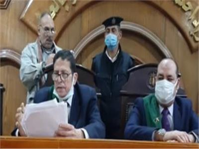 هيئة المحكمة برئاسة المستشار محمد على عبد الرحيم