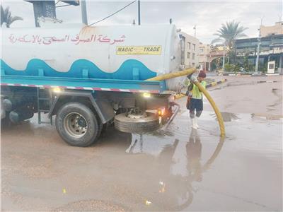 انتشار سيارات شفط المياه بالإسكندرية