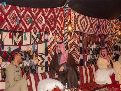 الأمير محمد بن سلمان بن عبدالعزيز وقائد الجيش الباكستاني الفريق أول عاصم منير