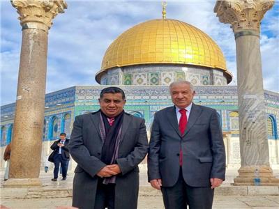  وزير بريطانيا لشؤون الشرق الأوسط، طارق أحمد يزور المسجد الأقصى