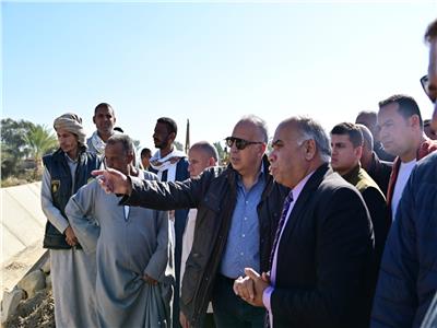 وزير الري يتفقد مشروعات الرى بمحافظة الفيوم