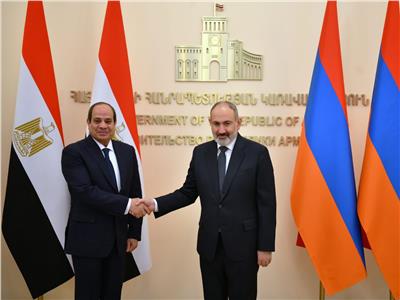 الرئيس السيسي خلال لقاء رئيس وزراء أرمينيا