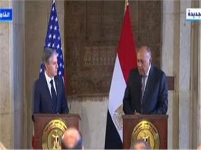 بلينكن عن فلسطين: مصر وأمريكا تدعمان حل الدولتين على أساس تفاوضي