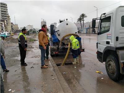 لليوم الخامس ..هطول أمطار "الكرم" على الإسكندرية