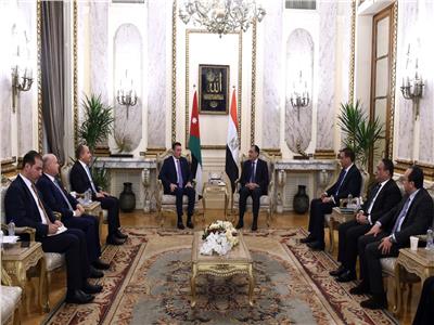  لقاء رئيس مجلس الوزراء مع رئيس مجلس النواب بالاردن