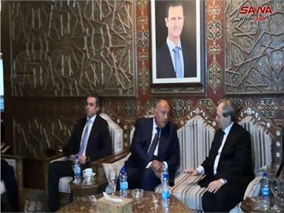 وزير الخارجية السوري يستقبل سامح شكري