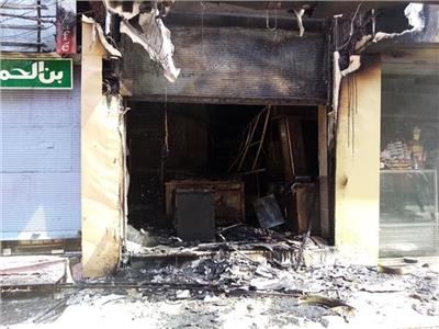 إخماد حريق اندلع داخل محل تجاري بالجيزة دون إصابات