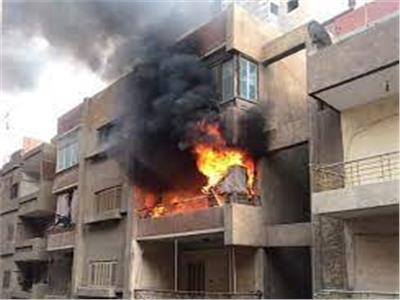 حريق داخل شقة سكنية بأبو النمرس
