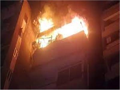 إخماد حريق اندلع داخل شقة بالهرم