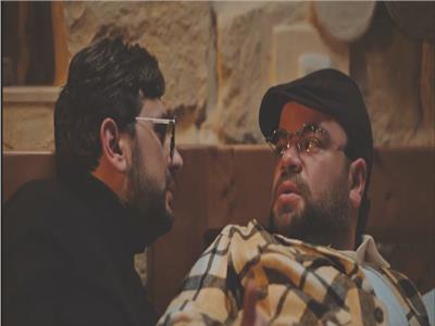 مصطفى خاطر ومحمد عبدالرحمن فى مشهد من مسلسل «كشف مستعجل»