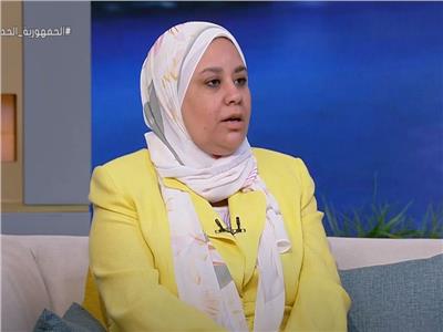 الدكتورة أماني حسن، مسئول أنشطة وخدمات المكتبات المتنقلة بمنظومة مكتبات مصر العامة