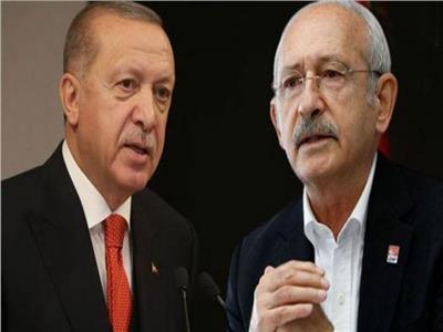 الرئيس التركي رجب طيب أردوغان  ومنافسه زعيم حزب الشعب كمال كليتشدار أوغلو