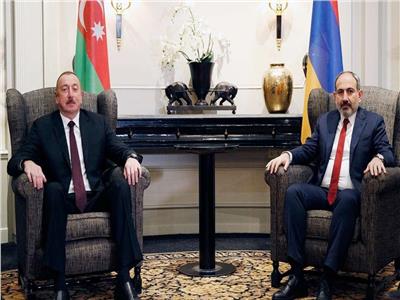 رئيس وزراء أرمينيا ورئيس أذربيجان - صورة أرشيفية