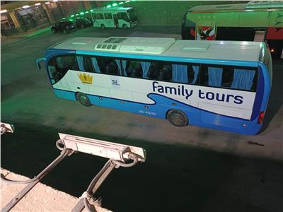 حافلة الترجي تصل استاد القاهرة