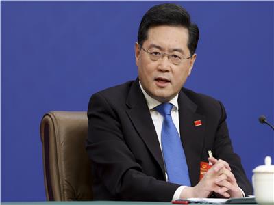 عضو مجلس الدولة وزير الخارجية الصيني "تشين قانغ"
