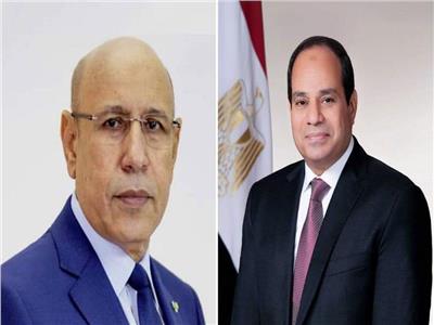 الرئيس السيسي يستقبل نظيره الموريتاني