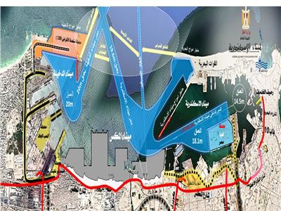 مخطط مصر لتطوير ميناء الإسكندرية الكبير