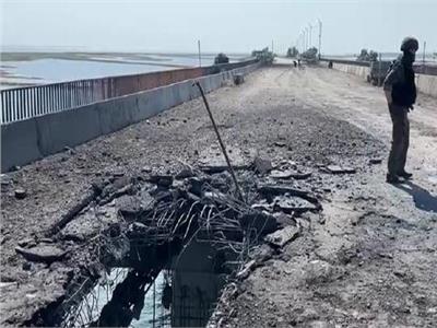 الضربة الأوكرانية على جسر تشونجار في القرم
