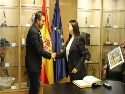 فيكتور فرانكو و سفيرة المغرب في إسبانيا