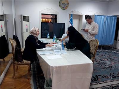 مقار الاقتراع بالانتخابات الرئاسية الاوزبكية