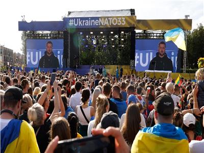 كلمة الرئيس الأوكراني فولوديمير زيلينسكي 