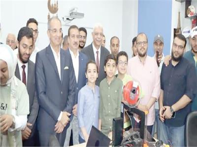 أخبار جامعة المنوفية ..وزير الاتصالات والمحافظ ورئيس الجامعة فى زيارة لمراكز إبداع مصر الرقمية