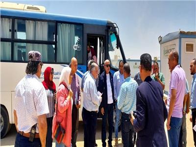 مسئولو " الإسكان " يتفقدون أعمال تطوير الطرق بمدينة بدر