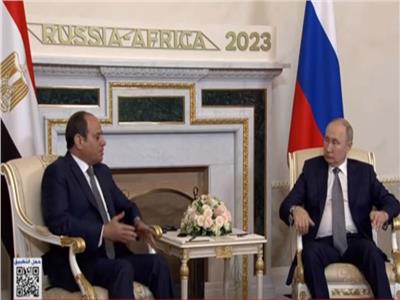 الرئيس الروسي فلاديمير بوتين والرئيس عبدالفتاح السيسي