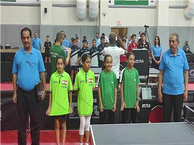 منتخب مصر لتنس الطاولة للناشئات تحت 11 سنة